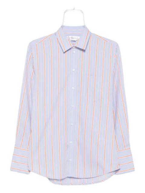 striped cotton long-sleeve shirt by VICTORIA BECKHAM