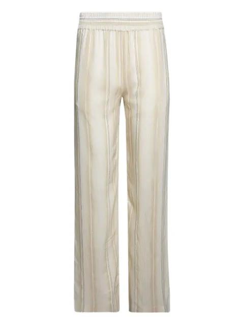 striped elastic-waist trousers by VICTORIA BECKHAM