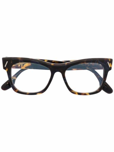 tortoiseshell-frame glasses by VICTORIA BECKHAM