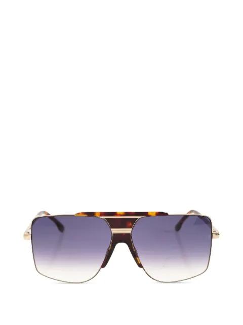 tortoiseshell geometric-frame sunglasses by VICTORIA BECKHAM