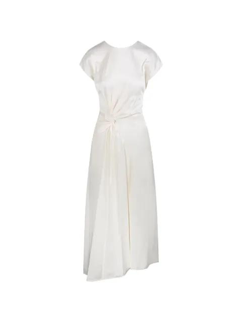 twist-detail asymmetric dress by VICTORIA BECKHAM