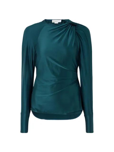 twist-detail blouse by VICTORIA BECKHAM