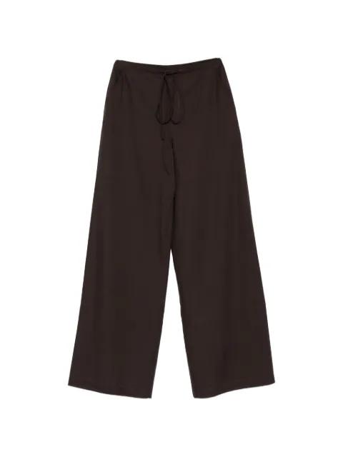 Sataya drawstring trousers by VIKTORIA CHAN