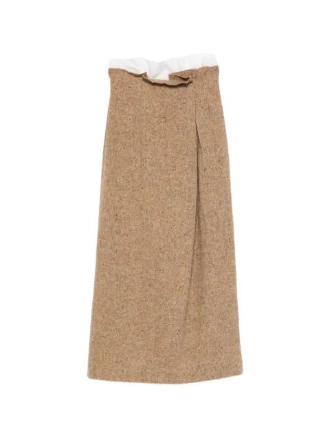 gathered skirt by VIKTORIA CHAN