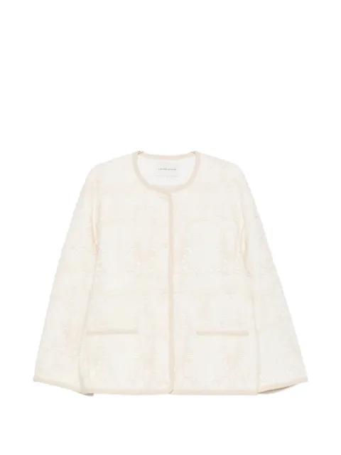 lace-embroidered jacket by VIKTORIA CHAN