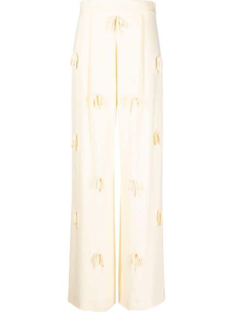 Bed Of Bows wide trousers by VIKTOR&ROLF