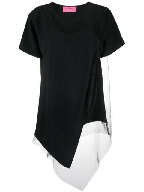 Floating Time mesh-panel T-shirt by VIKTOR&ROLF