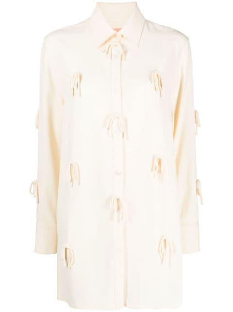bow-detail button-front shirt by VIKTOR&ROLF