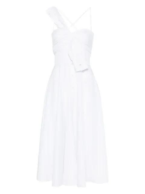 bow drape midi dress by VIKTOR&ROLF