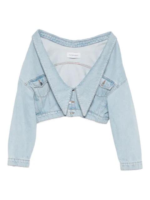 collared denim jacket by VIKTOR&ROLF