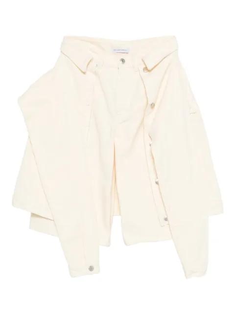 drape-detail shorts by VIKTOR&ROLF