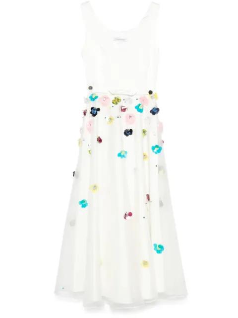 embroidered A-line maxi dress by VIKTOR&ROLF