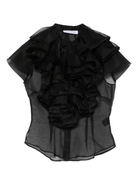 jabot-detail ruffled blouse by VIKTOR&ROLF