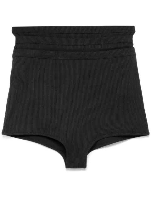 layered-effect mini shorts by VIKTOR&ROLF