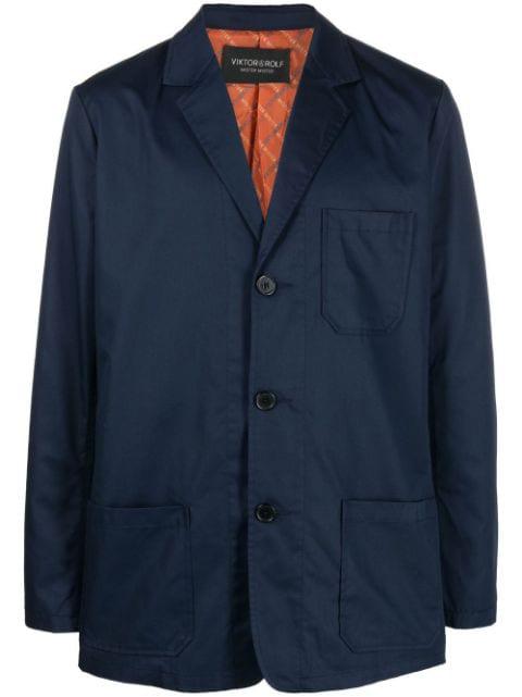 notched-lapels single-breasted blazer by VIKTOR&ROLF