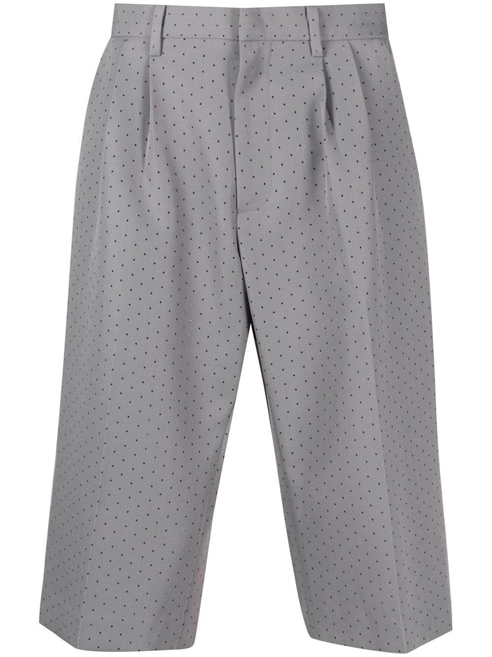 perforated-detail tailored shorts by VIKTOR&ROLF