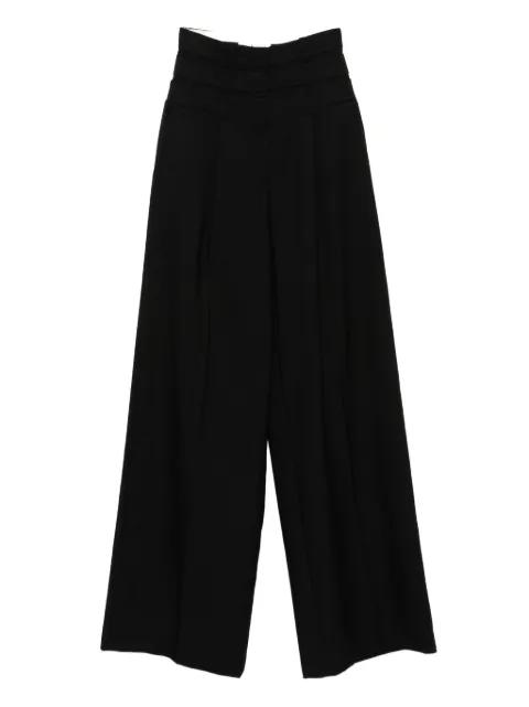 pleated high-waisted trousers by VIKTOR&ROLF