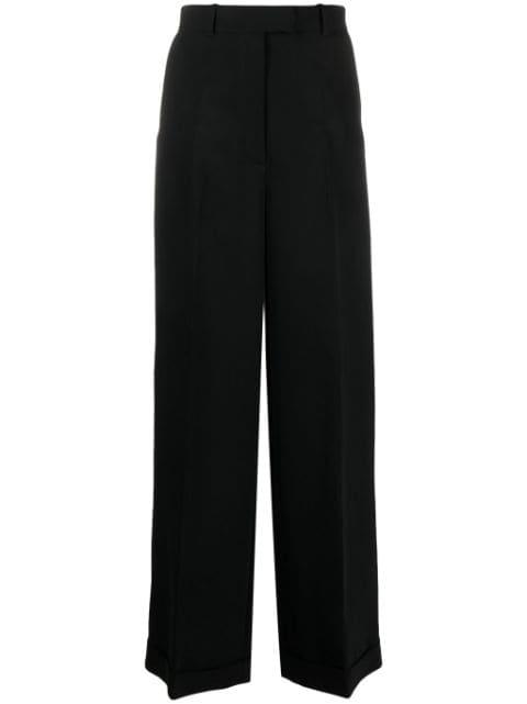 pressed-crease concealed-fastening tailored trousers by VIKTOR&ROLF