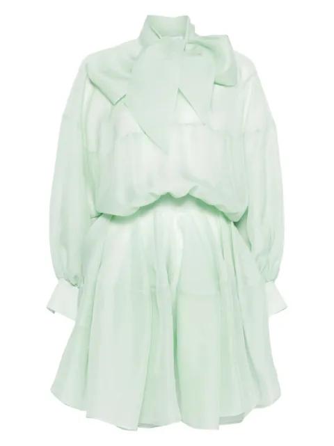pussy-bow mini dress by VIKTOR&ROLF