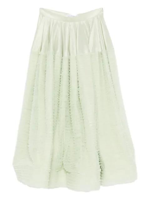 ruffled satin A-line skirt by VIKTOR&ROLF