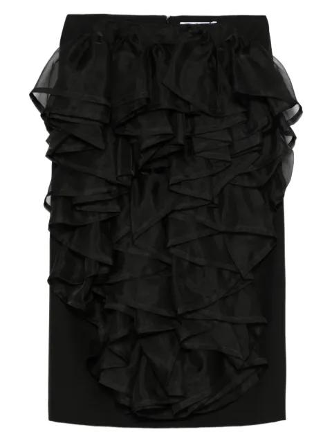 ruffled volant midi skirt by VIKTOR&ROLF