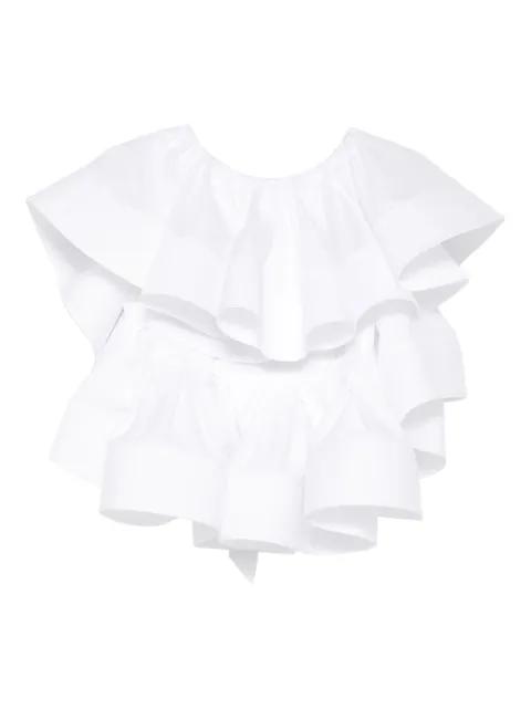 ruffles-detail blouse by VIKTOR&ROLF