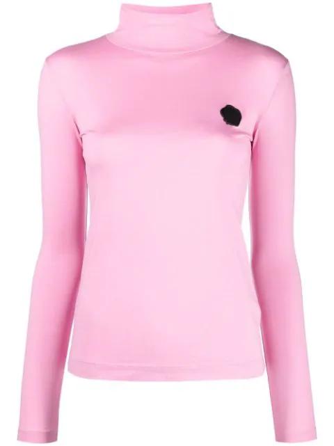 signature seal turtleneck top by VIKTOR&ROLF