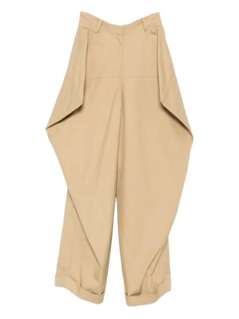 triangle-shaped organic-cotton trousers by VIKTOR&ROLF