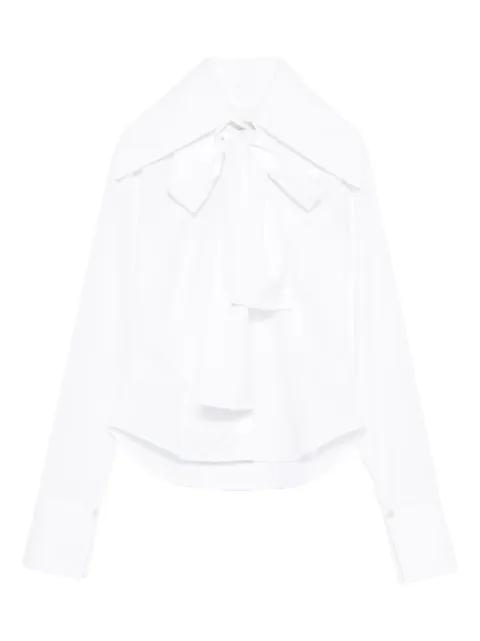 triple-collar bow-detail cotton shirt by VIKTOR&ROLF