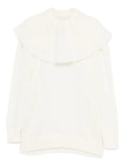 volant ruffled-neck sweater by VIKTOR&ROLF