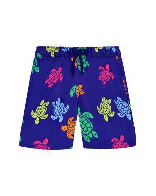 5" Tortue Multicolores Stretch Swim Shorts by VILEBREQUIN