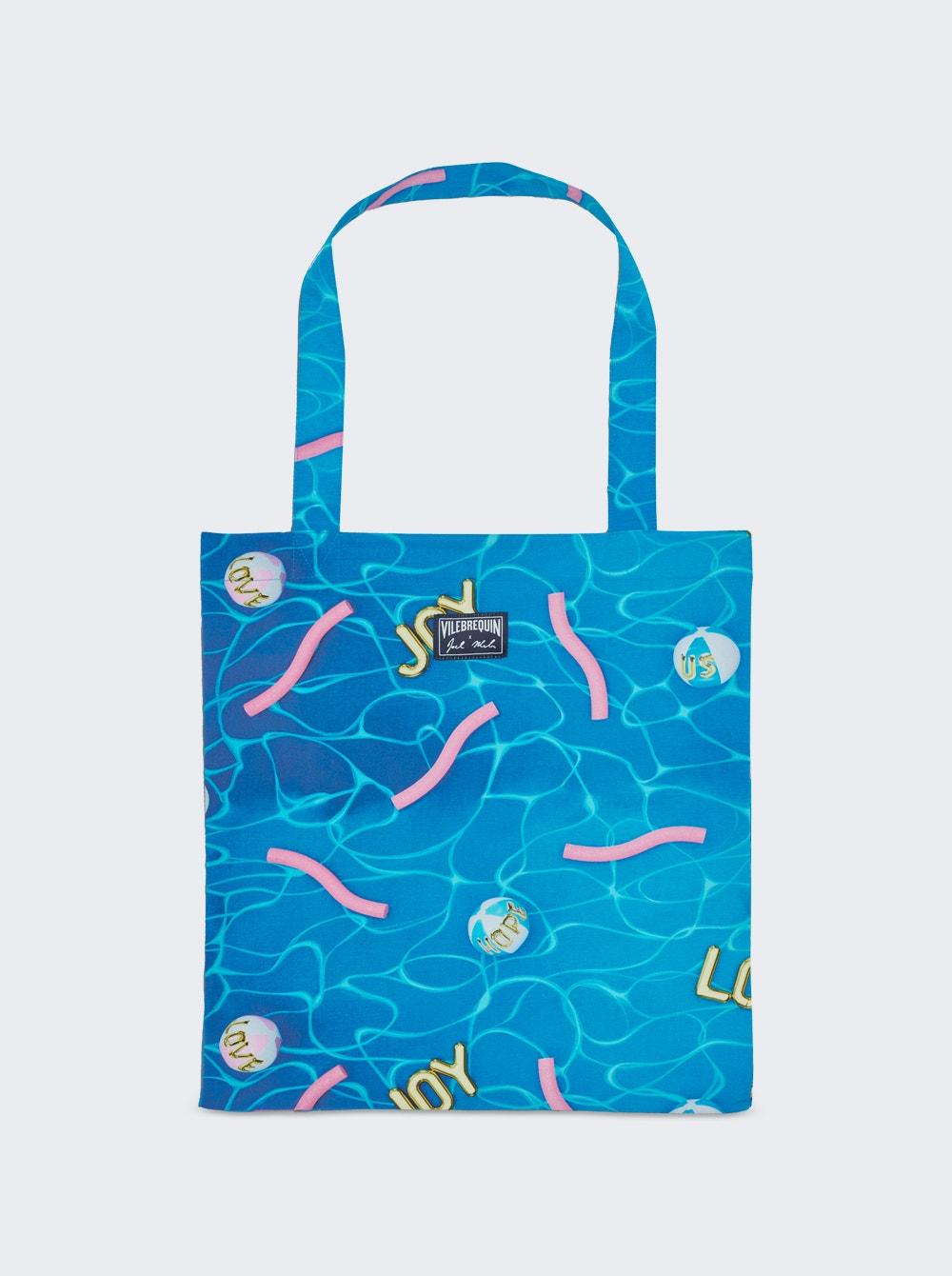Balade Printed Tote Swim Fabric Blue  | The Webster by VILEBREQUIN