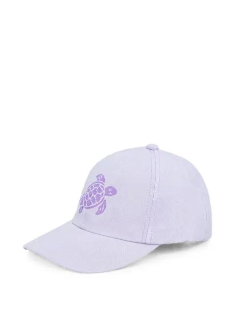 Camo turtle-print logo-embroidered baseball cap by VILEBREQUIN