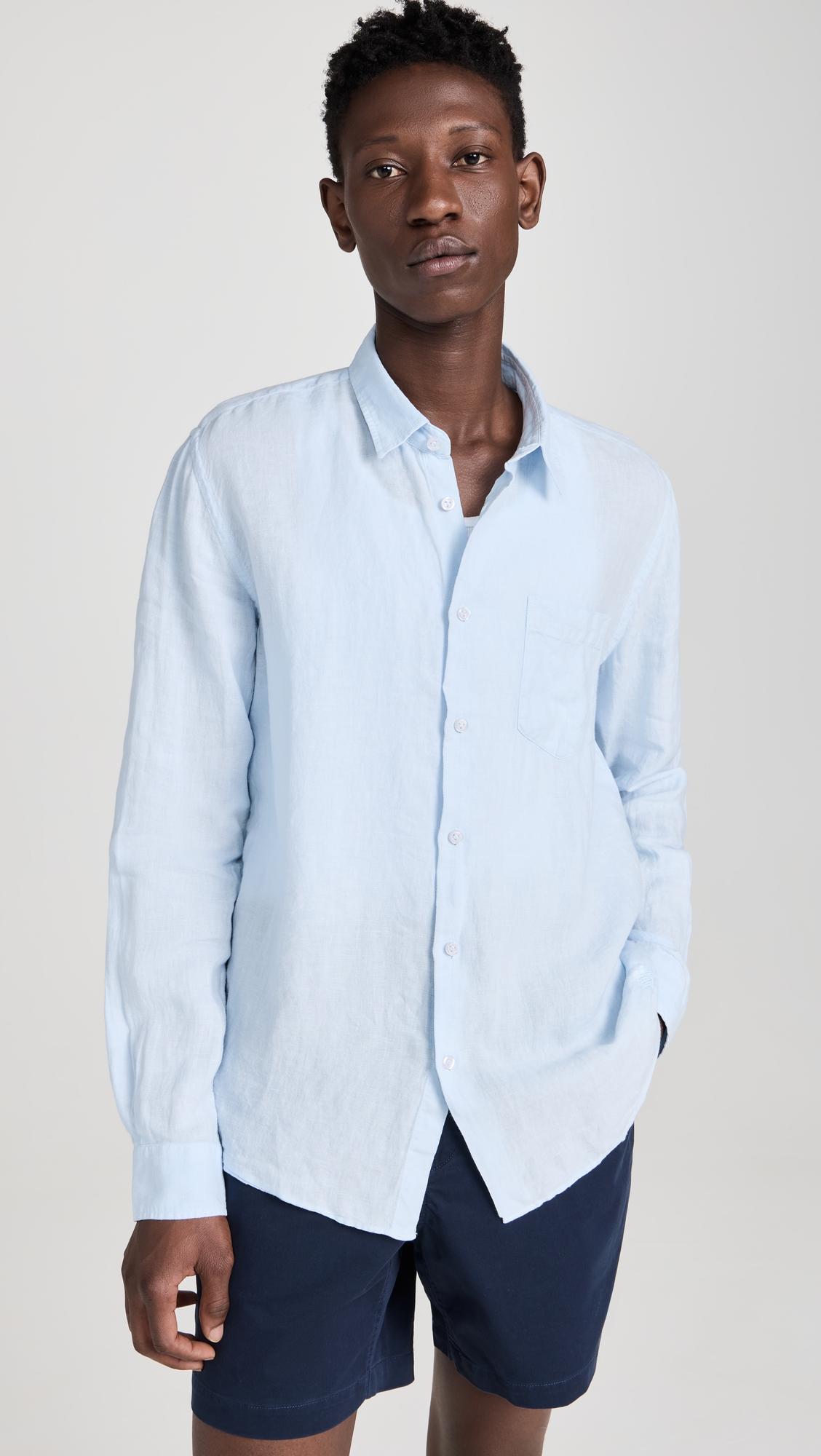 Caroubis Linen Shirt by VILEBREQUIN
