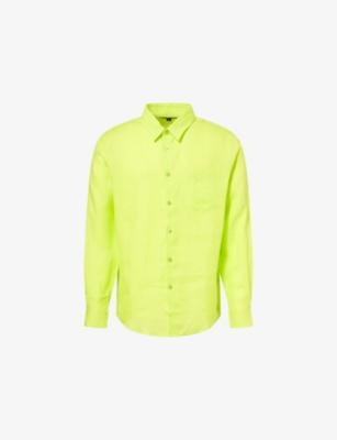Caroubis Long-Sleeve Linen Shirt by VILEBREQUIN