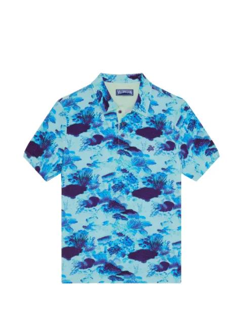 Coral Reef terry polo shirt by VILEBREQUIN