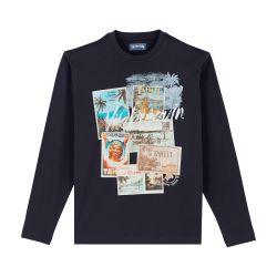 Cotton long sleeves t-shirt Vintage Stamp by VILEBREQUIN