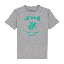Cotton t-shirt embossed Vilebrequin logo by VILEBREQUIN