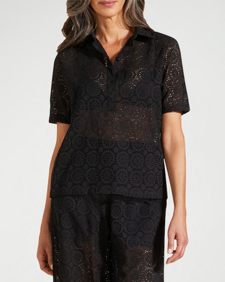 Embroidered Cotton Polo by VILEBREQUIN