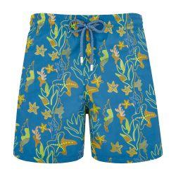 Embroidered camo seaweed swim shorts by VILEBREQUIN