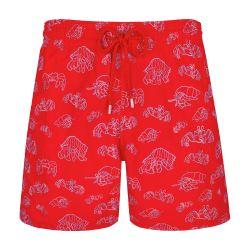 Hermit crabs embroidered swim shorts by VILEBREQUIN