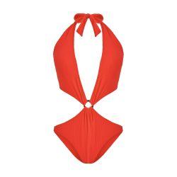 Jacquard Vichy trikini one-piece swimsuit by VILEBREQUIN