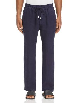 Linen Regular Fit Drawstring Pants by VILEBREQUIN