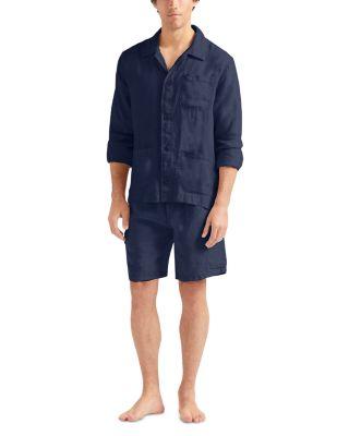 Linen Solid Overshirt by VILEBREQUIN