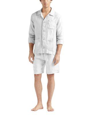 Linen Solid Overshirt by VILEBREQUIN