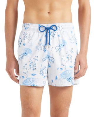 Medusa & Shells Stretch 4.5" Swim Trunks by VILEBREQUIN