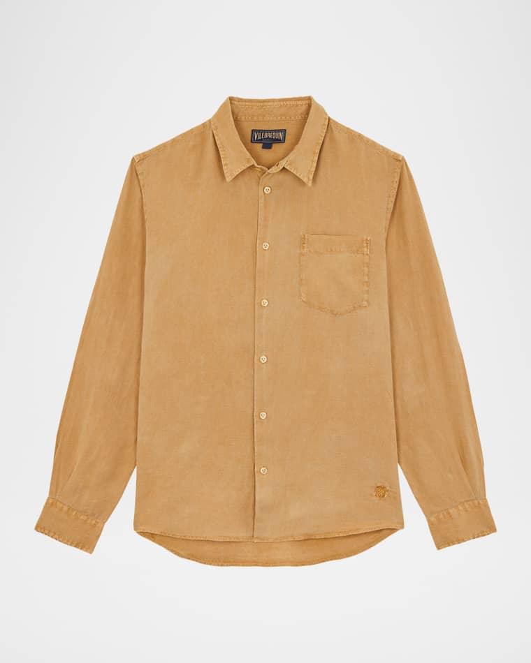 Men's Linen Sport Shirt by VILEBREQUIN