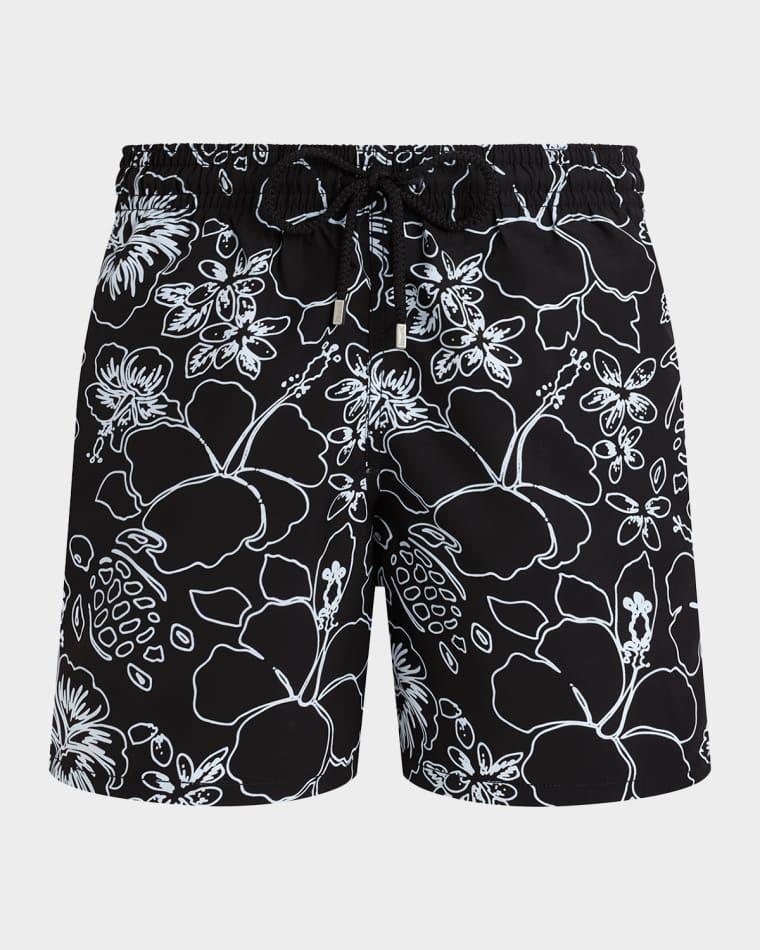 Men's Turtle-Print Swim Trunks by VILEBREQUIN
