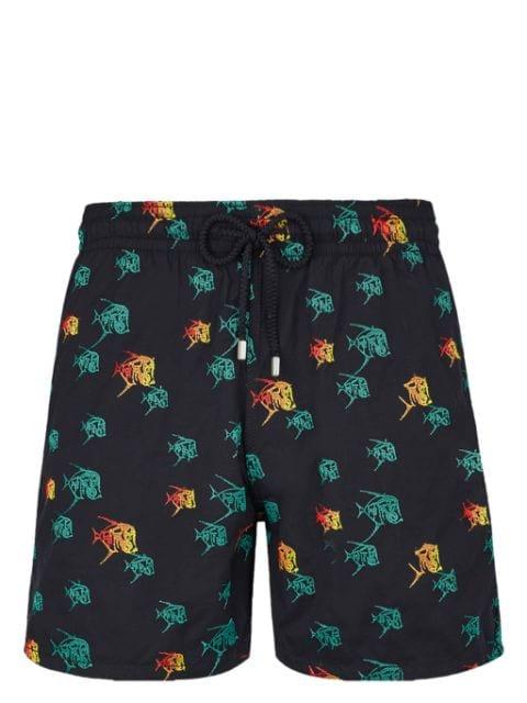 Mistral Piranhas-embroidered swim shorts by VILEBREQUIN
