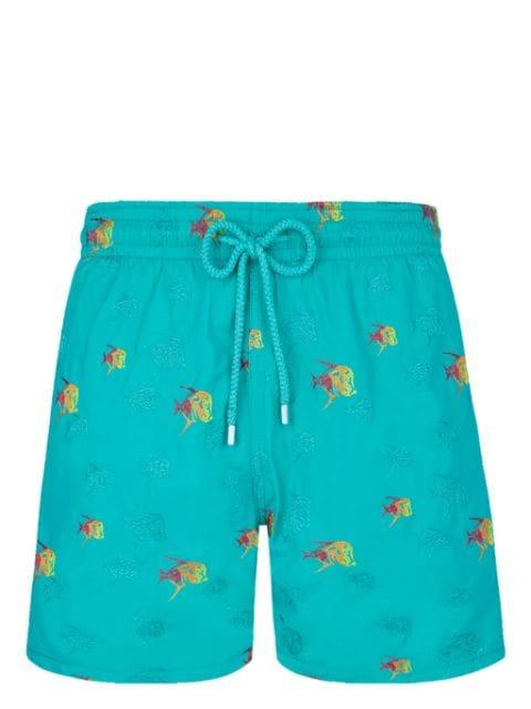 Mistral Piranhas-embroidered swim shorts by VILEBREQUIN